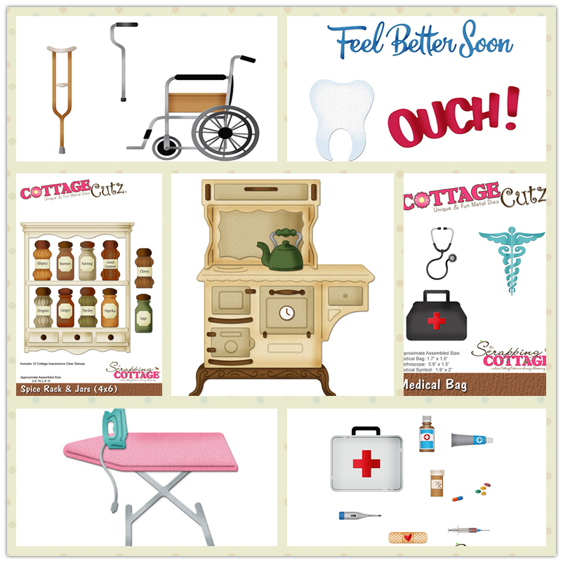 Nurse Doctor Metal Cutting Die - Health Wellness Nurse recensie en prijs