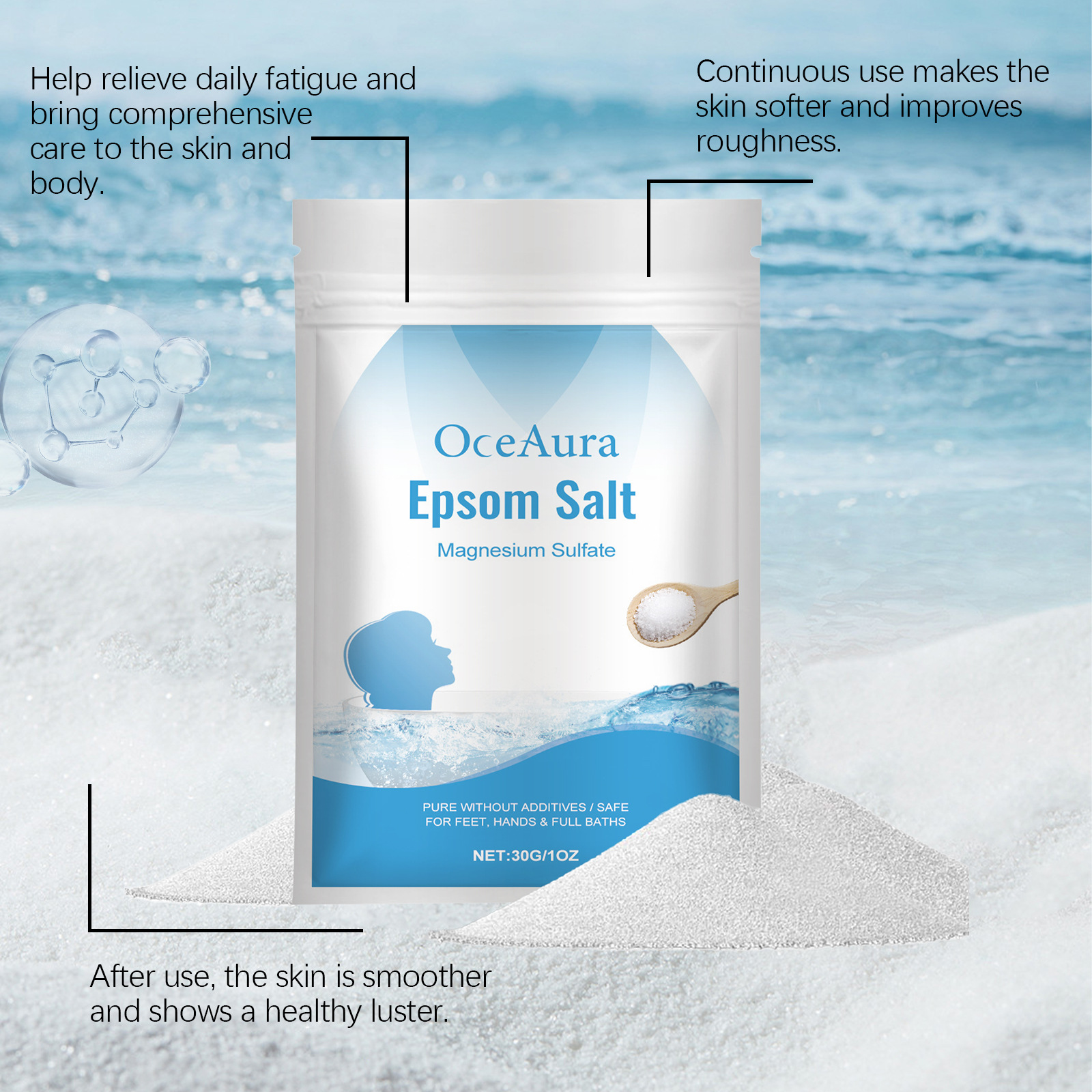 Epsom Salt Magnesium Sulfate M - Bath Salts Magnesium recensie en prijs