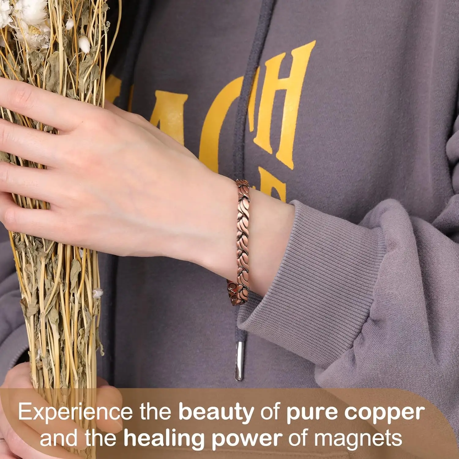ARADOO Pure Copper Magnetic Br - Health Wellness Bracelet recensie en prijs