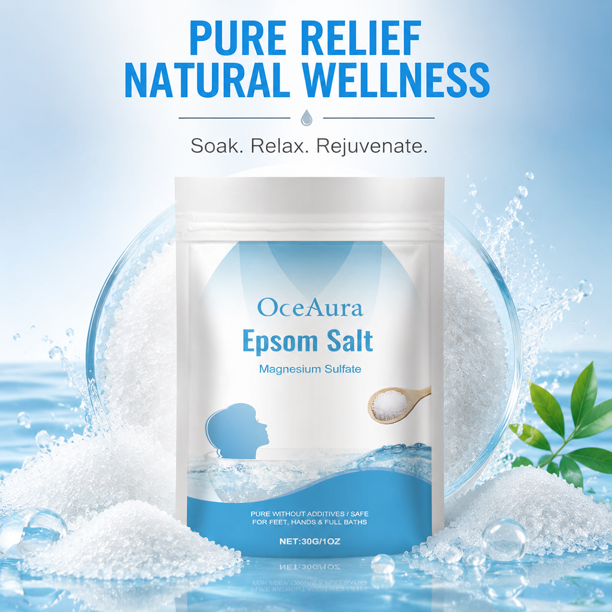 Pure Epsom Salt Magnesium Sulf - Bath Salts Magnesium recensie en prijs