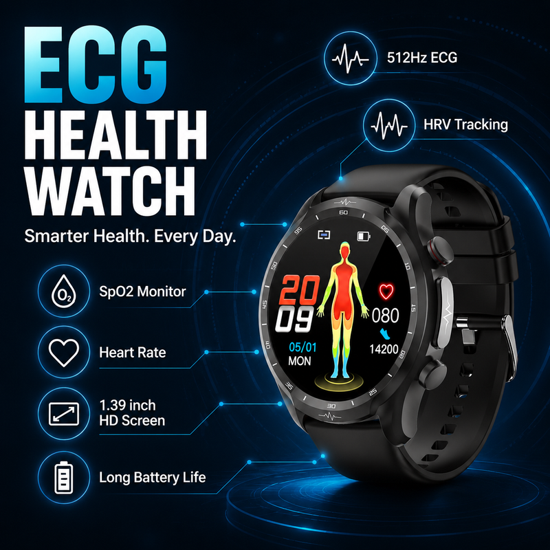 ECG+PPG 2026 New Health Smart  - Health Wellness Trends 2026 recensie en prijs