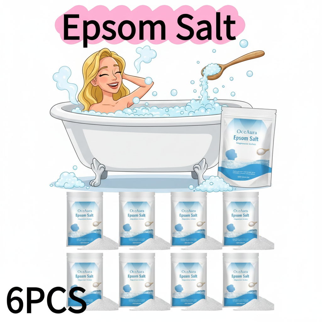 6PCS*30g Salt Magnesium Sulfat - Bath Salts Magnesium recensie en prijs