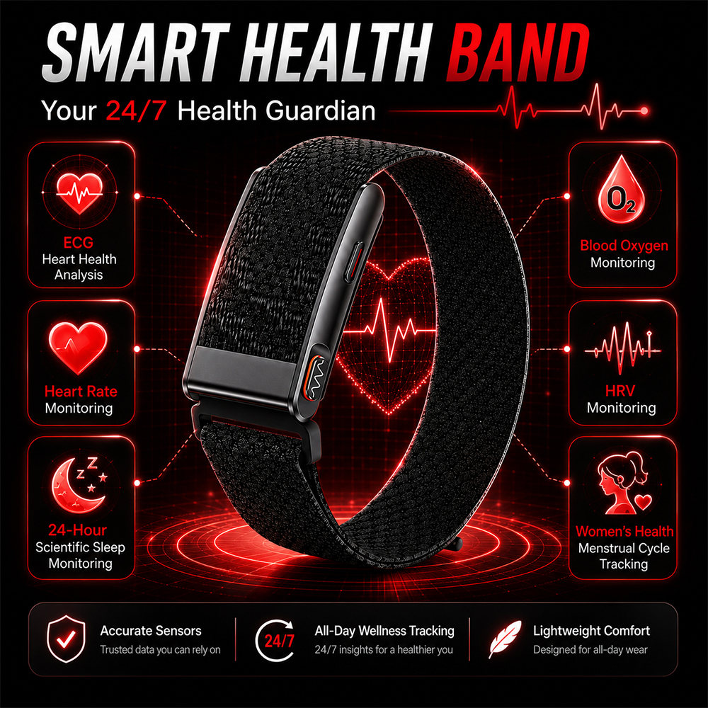 Smart Health Bracelet ECG HRV  - Health Wellness Bracelet recensie en prijs