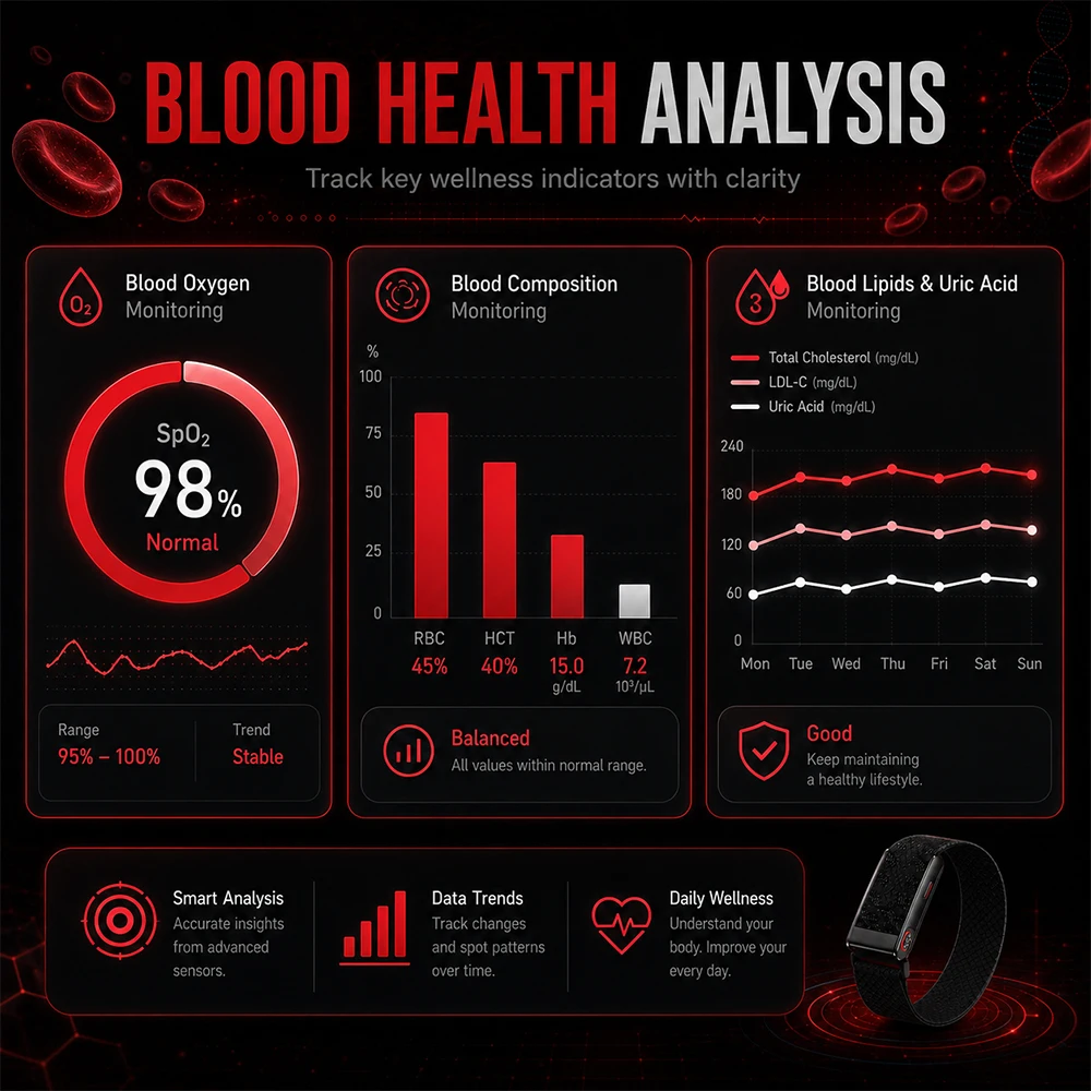Smart Health Bracelet ECG HRV  - Health Wellness Bracelet recensie en prijs