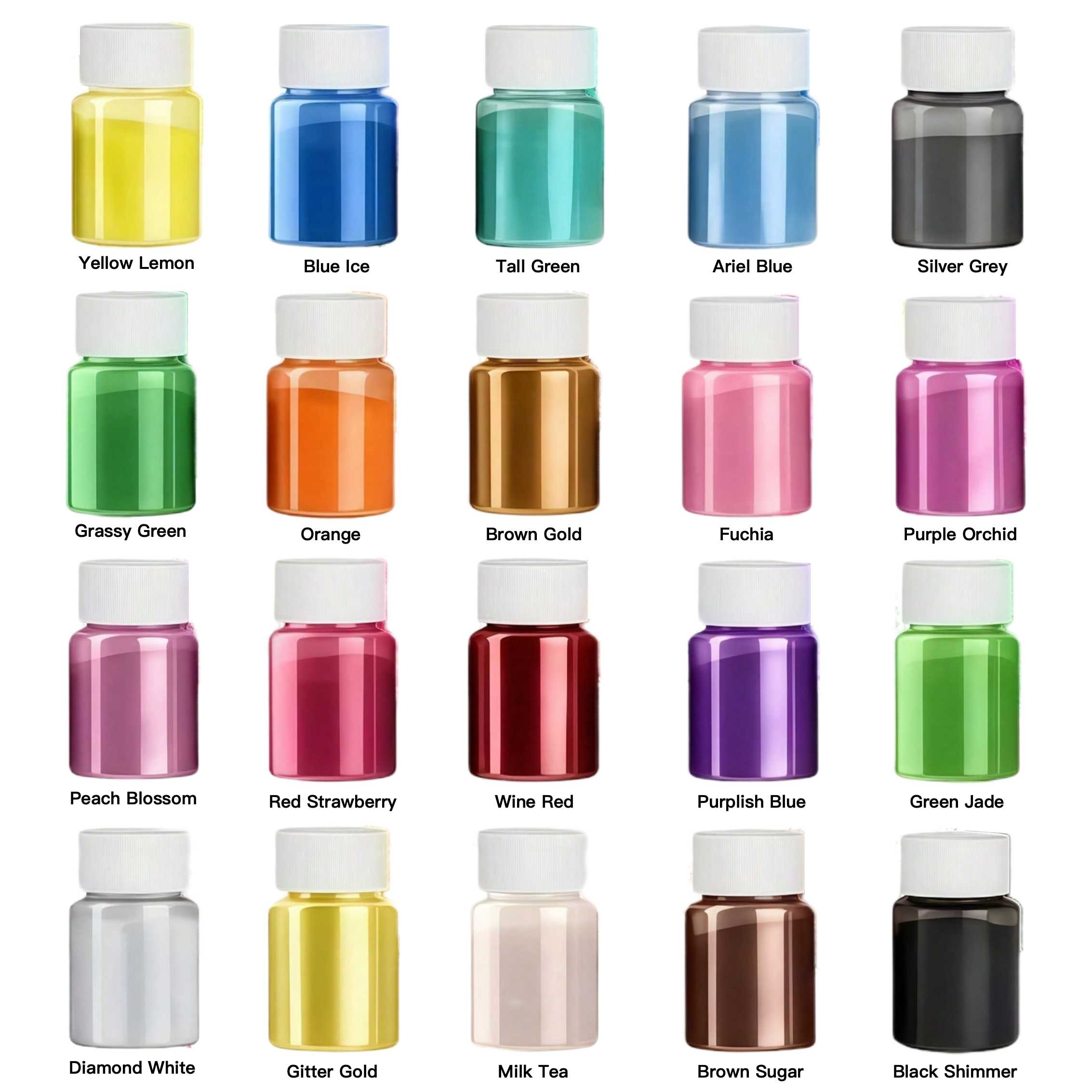 20 Colors 20ml Pack Epoxy Resi - Bath Salts Magnesium recensie en prijs